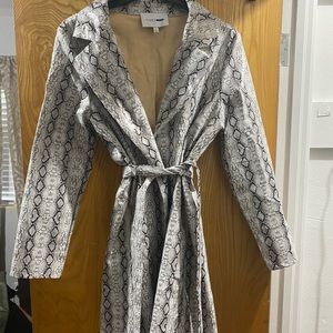 Fashion Nova Python Trenchcoat